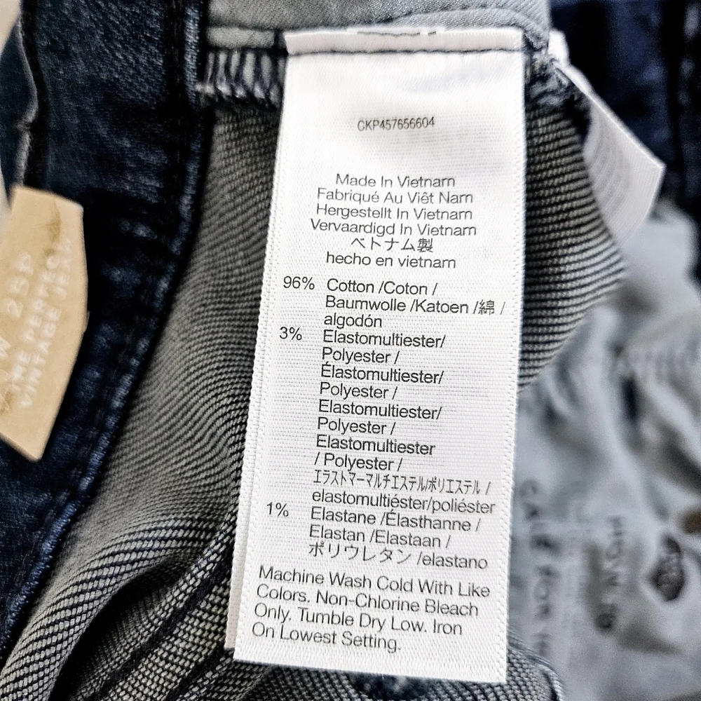 🆕️Madewell The Perfect Vintage Dark Wash Women Jeans 25P - Picture 8 of 13